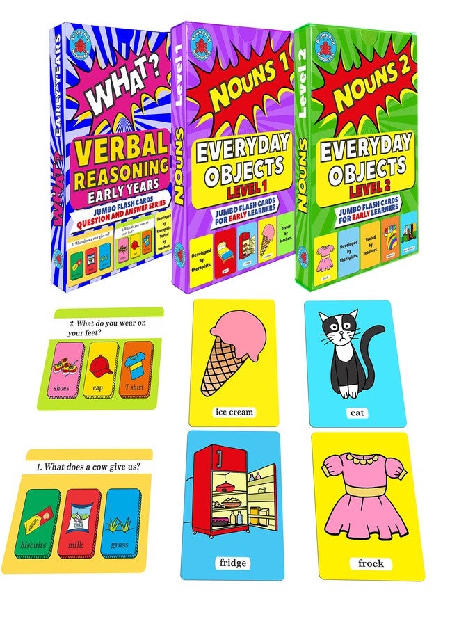 Brainy Bug Resources | Early Years Vocabulary and Verbal Reasoning | 60 Everyday Objects (Audio-Enabled Decks) and 30 'What?' Questions | Nouns and Verbal Reasoning | Special Needs Kids - Image 1